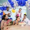 110PCS Royal Blue & Metallic Silver Balloon Arch Kit – Elegant Balloons (18/12/10/5 Inch) for Graduation, Wedding, Baby Shower, New Year’s Eve & Party Decorations